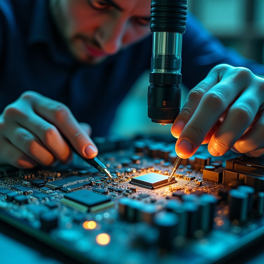Réparation d'un système électronique complexe